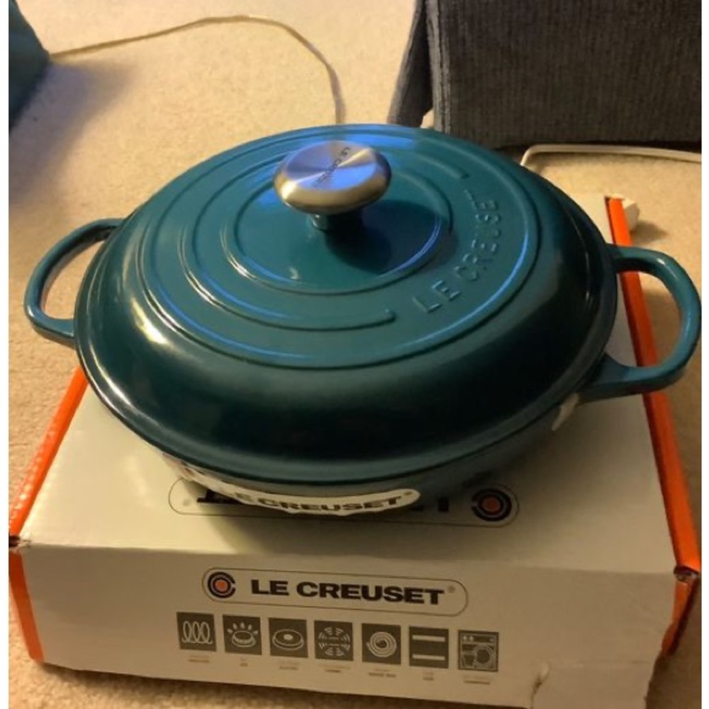 Le Creuset Dark Teal Braiser